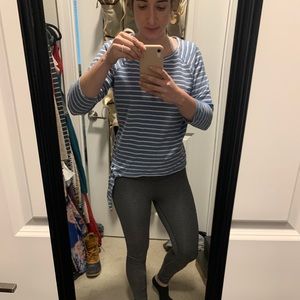 Loft striped quarter sleeved shirt